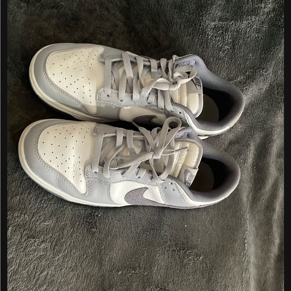 Nike White and Gray Sneakers